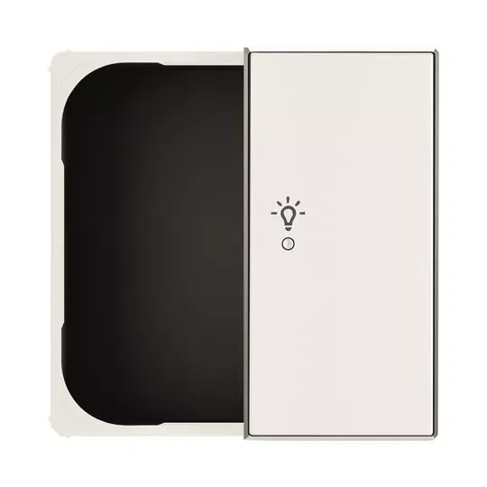 Клавиша двойная правая SRL-2-R-85BL free@home SKY освещение бел. ABB 2CLA852648A1101