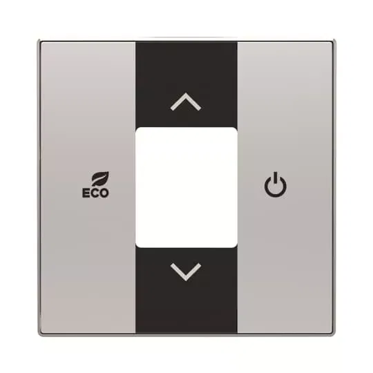 Накладка терморегулятора CP-RTC-85PL free@home SKY серебр. ABB 2CLA854060A1301