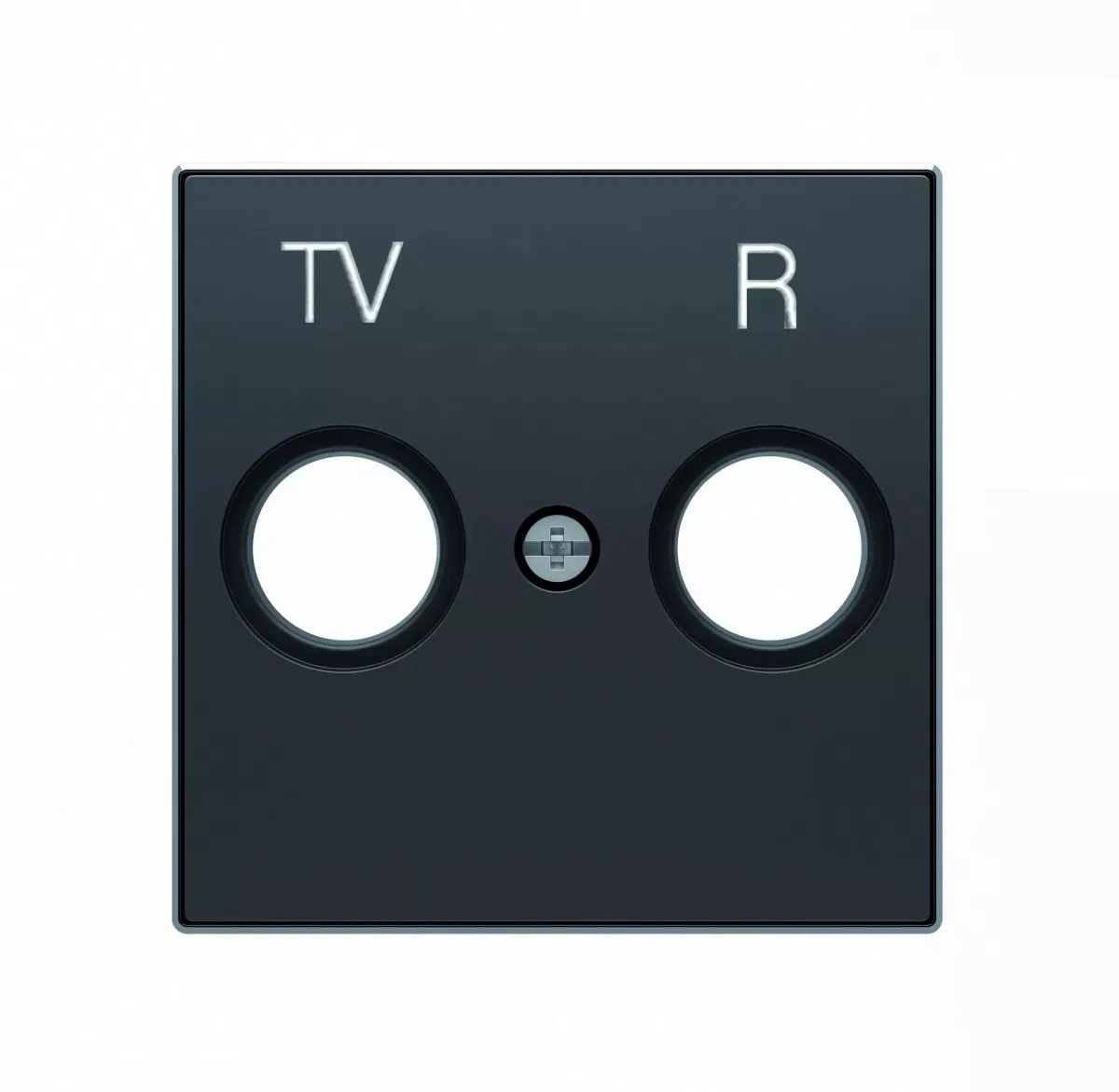 Накладка для TV-R розетки SKY черн. бархат ABB 2CLA855000A1501