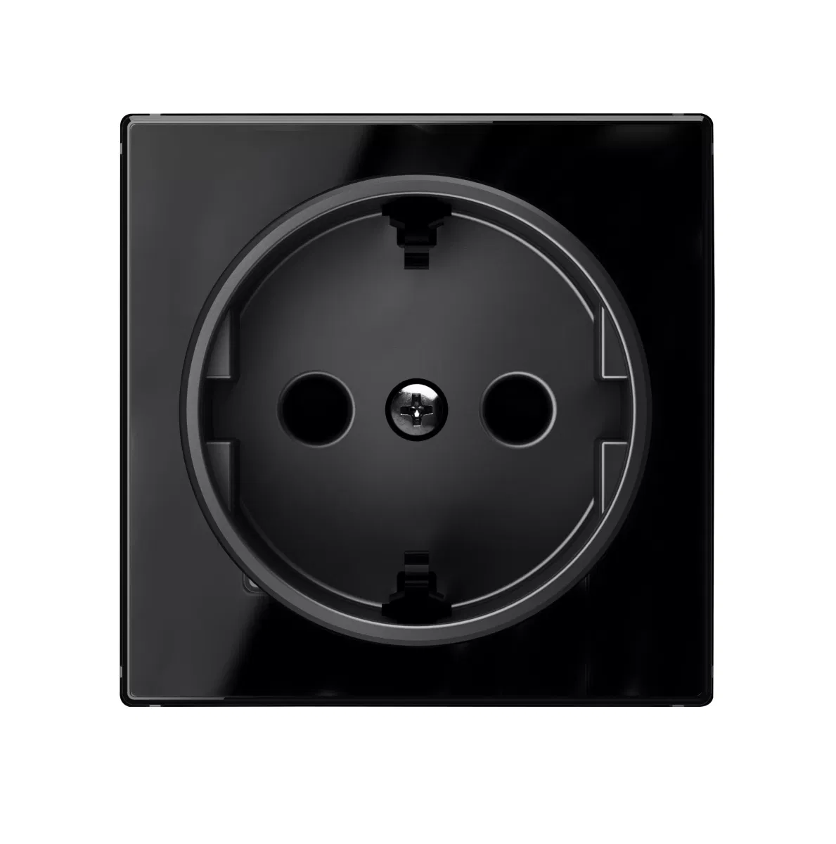 Накладка для розетки SCHUKO SKY стекло черн. ABB 2CLA858800A2501