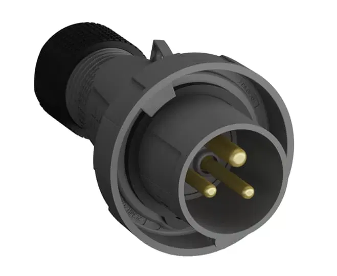Вилка кабельная Easy&Safe 216EP1W 16А 2P+E IP67 1ч ABB 2CMA101069R1000