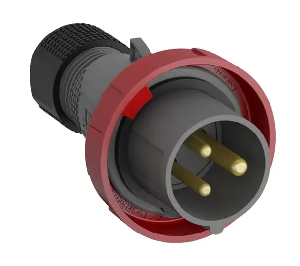 Вилка кабельная Easy&Safe 216EP9W 16А 2P+E IP67 9ч ABB 2CMA101073R1000