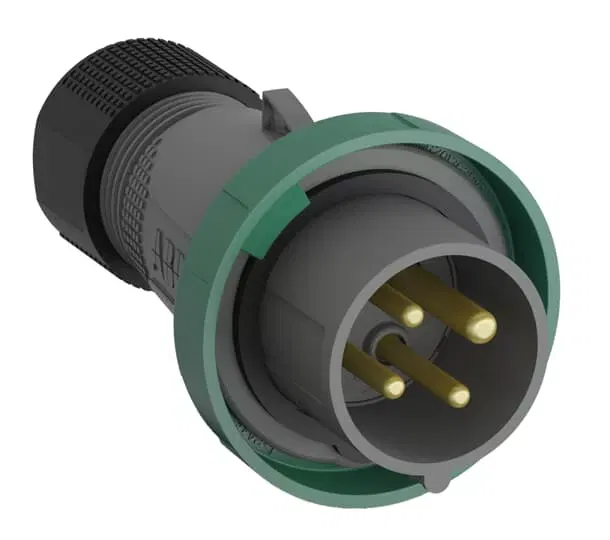 Вилка кабельная Easy&Safe 316EP10W 16А 3P+E IP67 10ч ABB 2CMA101083R1000