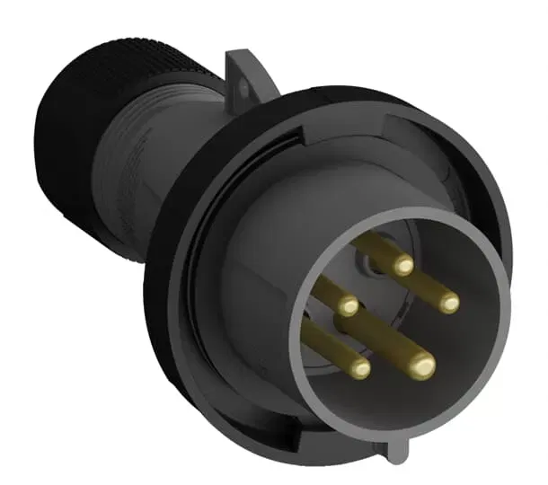 Вилка кабельная Easy&Safe 416EP7W 16А 3P+N+E IP67 7ч ABB 2CMA101090R1000