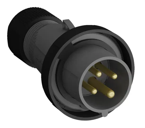 Вилка кабельная Easy&Safe 332EP7W 32А 3P+E IP67 7ч ABB 2CMA101104R1000