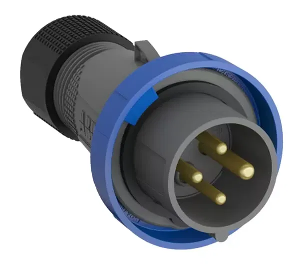 Вилка кабельная Easy&Safe 332EP9W 32А 3P+E IP67 9ч ABB 2CMA101105R1000