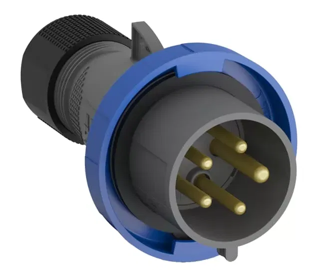 Вилка кабельная Easy&Safe 432EP9W 32А 3P+N+E IP67 9ч ABB 2CMA101114R1000