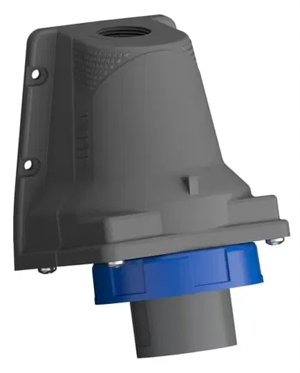 Вилка для монтажа на поверхность Easy&Safe 232EBS6W 32А 2P+E IP67 6ч ABB 2CMA101189R1000
