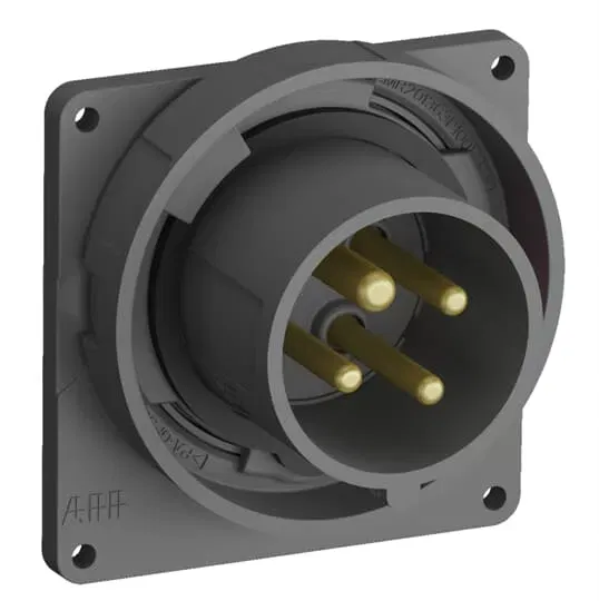 Вилка с прямым фланцем Easy&Safe 316EBU1W 16А 3P+E IP67 1ч ABB 2CMA101261R1000