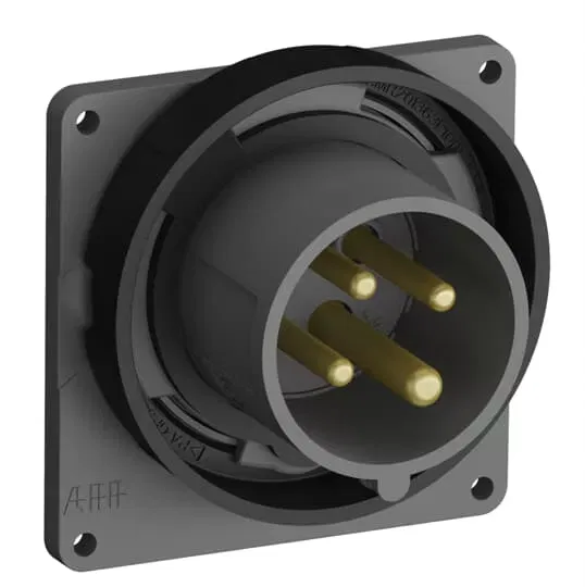 Вилка с прямым фланцем Easy&Safe 316EBU5W 16А 3P+E IP67 5ч ABB 2CMA101263R1000