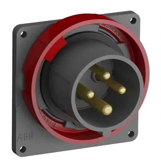 Вилка с прямым фланцем Easy&Safe 316EBU6W 16А 3P+E IP67 6ч ABB 2CMA101264R1000