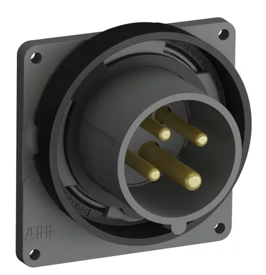 Вилка с прямым фланцем Easy&Safe 316EBU7W 16А 3P+E IP67 7ч ABB 2CMA101265R1000
