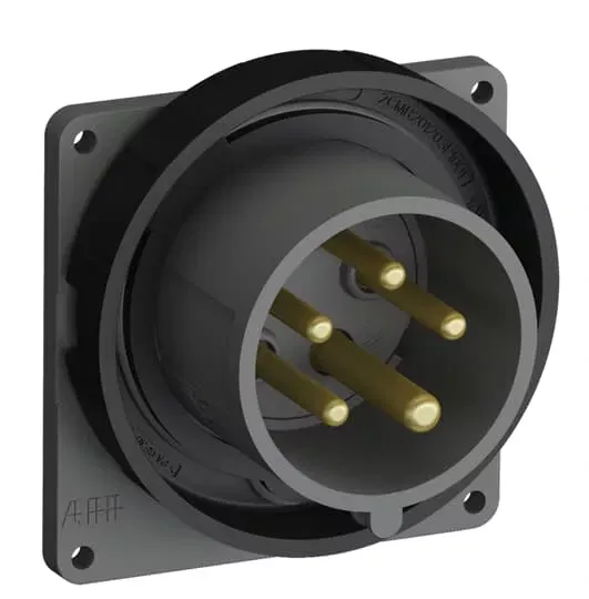 Вилка с прямым фланцем Easy&Safe 416EBU7W 16А 3P+N+E IP67 7ч ABB 2CMA101271R1000
