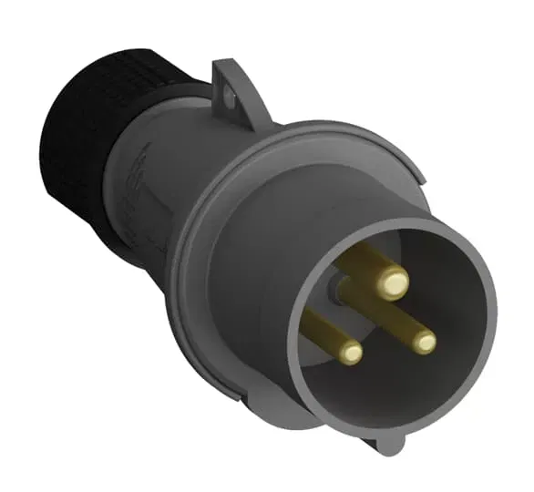 Вилка кабельная Easy&Safe 216EP12 16А 2P+E IP44 12ч ABB 2CMA101950R1000