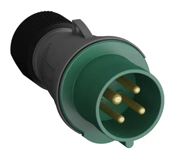 Вилка кабельная Easy&Safe 316EP2 16А 3P+E IP44 2ч ABB 2CMA101952R1000