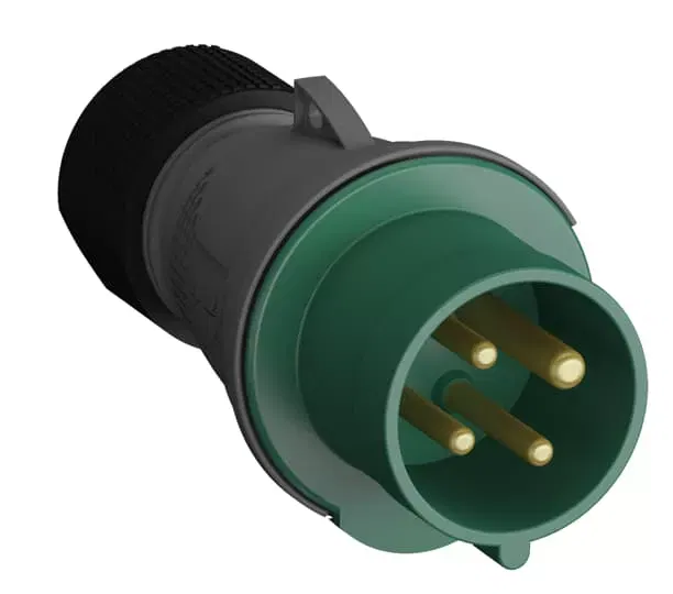 Вилка кабельная Easy&Safe 316EP10 16А 3P+E IP44 10ч ABB 2CMA101959R1000
