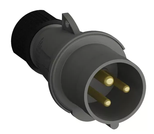 Вилка кабельная Easy&Safe 232EP1 32А 2P+E IP44 1ч ABB 2CMA101971R1000