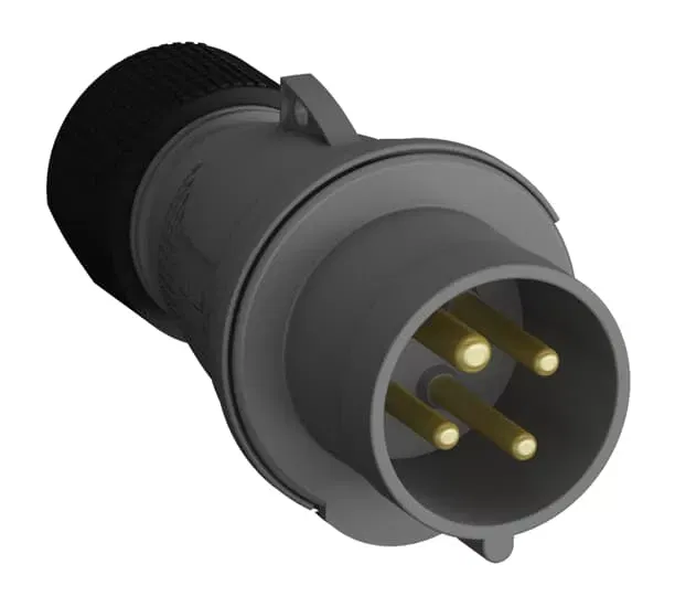 Вилка кабельная Easy&Safe 232EP1 32А 2P+E IP44 1ч ABB 2CMA101979R1000