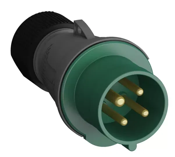 Вилка кабельная Easy&Safe 232EP2 32А 2P+E IP44 2ч ABB 2CMA101980R1000