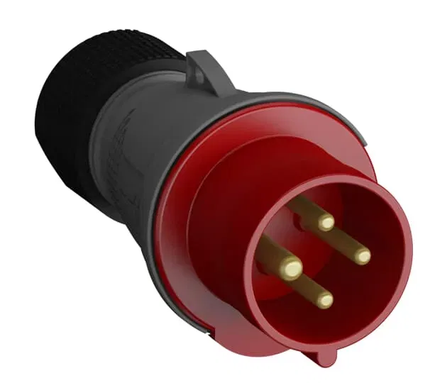 Вилка кабельная Easy&Safe 232EP3 32А 2P+E IP44 3ч ABB 2CMA101981R1000
