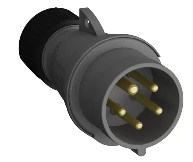 Вилка кабельная Easy&Safe 432EP1 32А 3P+N+E IP44 1ч ABB 2CMA101990R1000