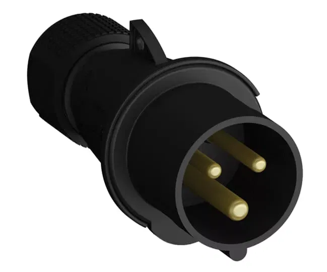 Вил.каб.232EP6B,32А,2P+E,IP44,6ч,черн 2CMA103581R1000 ABB