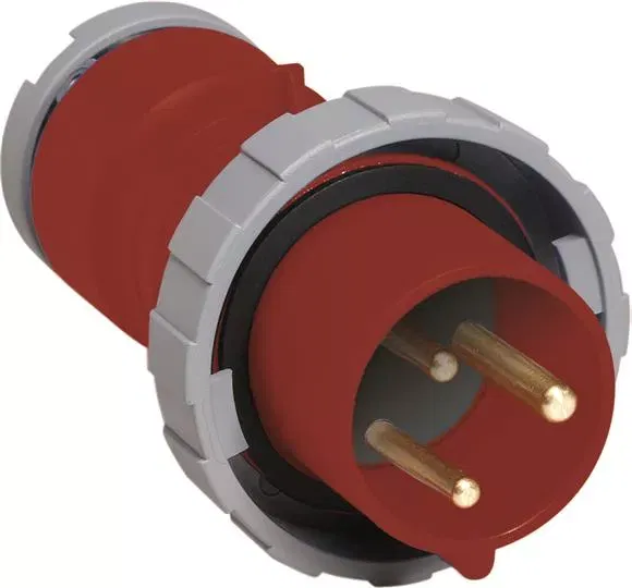 Вилка эл. каб. 63А 2P+E IP67 ABB 2CMA166778R1000