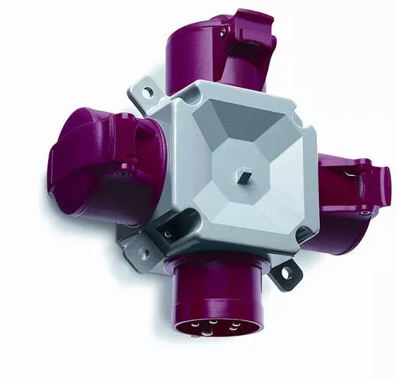 Адаптер 3-х лучевой 16А 3P+E IP44 ABB 2CMA168122R1000