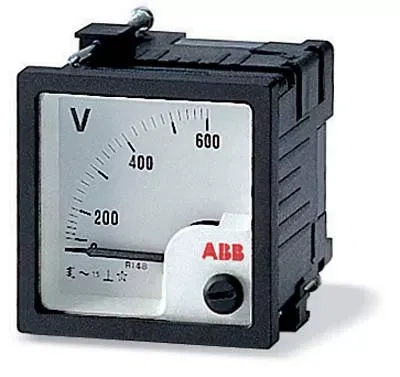 Вольтметр переменного тока VLM1-TV-220-100/300/48 трансф. вкл. ABB 2CSG121170R4001