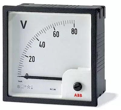 Вольтметр переменного тока VLM1-TV-500-100/600/96 трансф. вкл. ABB 2CSG123220R4001