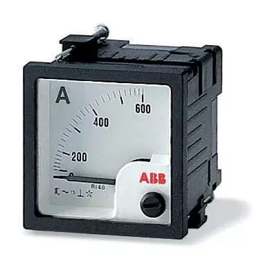 Амперметр постоянного тока без шкалы AMT2-A2/48 вкл. через шунт 60мВ ABB 2CSG421270R4001