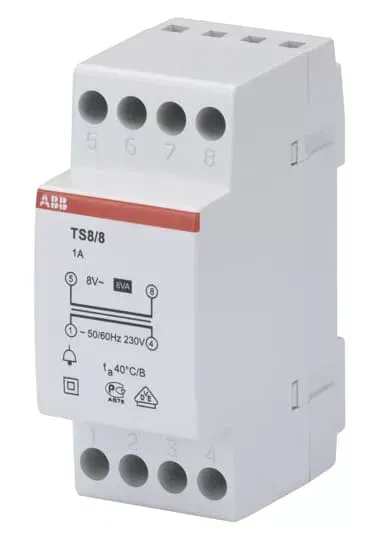 Трансформатор звонковый защ. кз TS8/8 ABB 2CSM228665R0812