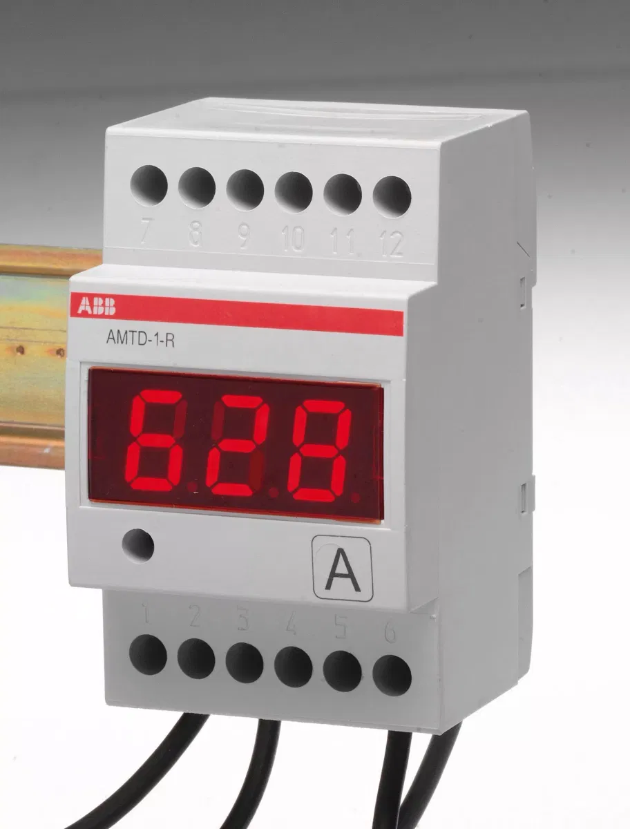 Амперметр постоянного тока цифр. AMTD-2-R релейный вых. ABB 2CSM261073R1011