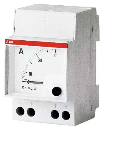 Амперметр постоянного тока AMT 2/0.1 прям. вкл. ABB 2CSM410340R1001