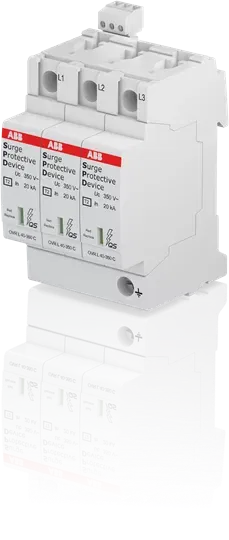 Устройство защиты от импульсных перенапр. (УЗИП) OVR T2 3L 40-350 P TS QS ABB 2CTB803883R2500