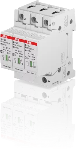 Устройство защиты от импульсных перенапр. (УЗИП) OVR T2 3L 40-275s P QS ABB 2CTB815704R1800