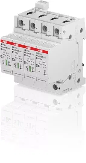 Устройство защиты от импульсных перенапр. (УЗИП) OVR T2 3N 80-275s P TS QS ABB 2CTB815708R0800