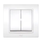 Выключатель 2-кл. Zena бел. ABB 500-010200-202