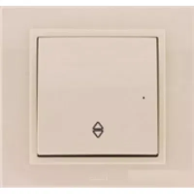 Выключатель 1-кл. Zena проходной крем. ABB 500-010300-209