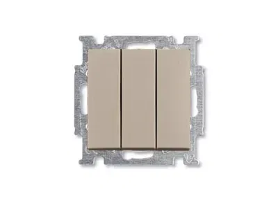 Выключатель 3-кл. Zena крем. ABB 500-010300-254