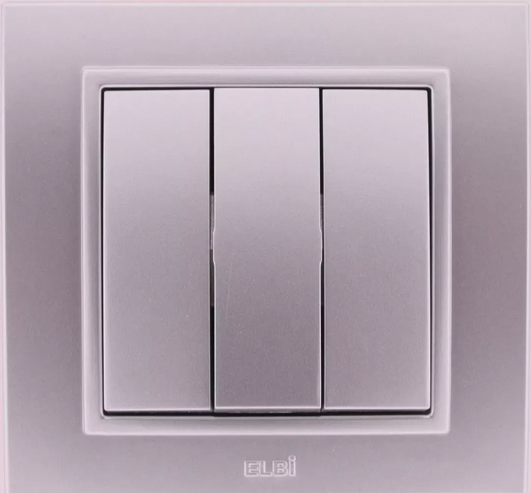 Выключатель 3-кл. Zena сер. ABB 500-011000-254