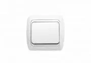 Выключатель 1-кл. ZIRVE проходной с подсветкой Led бел./бел. ABB 501-010202-210