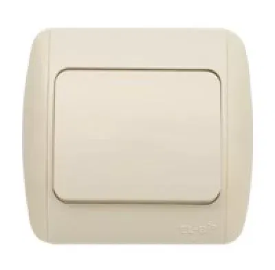 Выключатель 1-кл. ZIRVE крем./крем. ABB 501-010303-200