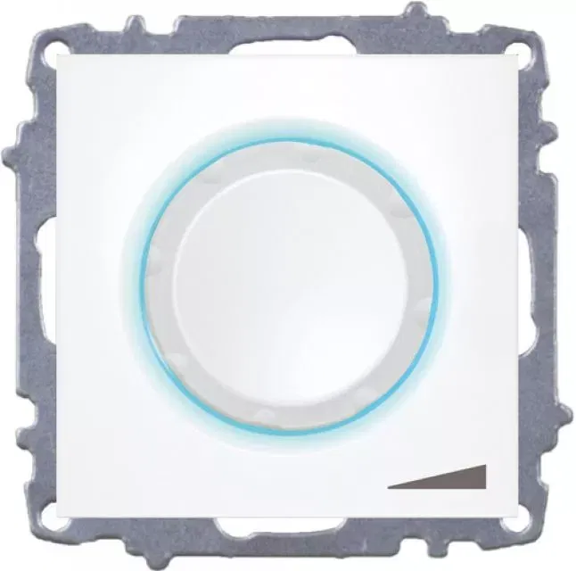 Диммер Zena 800Вт без рамки с подсветкой Led бел. ABB 609-010200-192