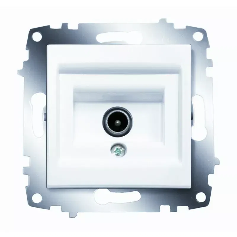 Механизм розетки TV Cosmo без потерь с экранированием бел. ABB 619-010200-274