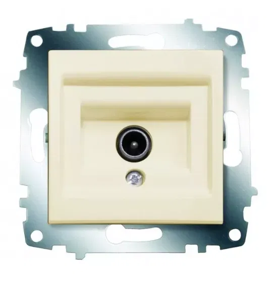 Механизм розетки TV Cosmo без потерь с экранированием крем. ABB 619-010300-274