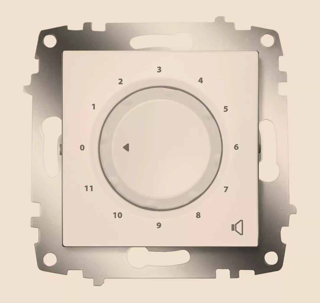 Звукорегулятор Cosmo титаниум ABB 619-011400-261