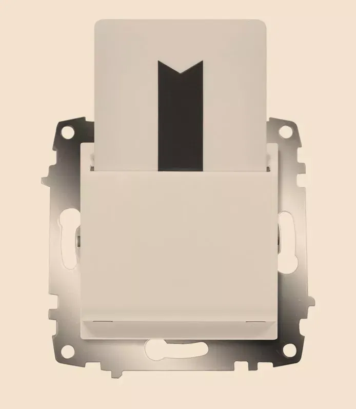 Выключатель карточный 1-кл. СП Cosmo 10А IP20 титаниум ABB 619-011400-265