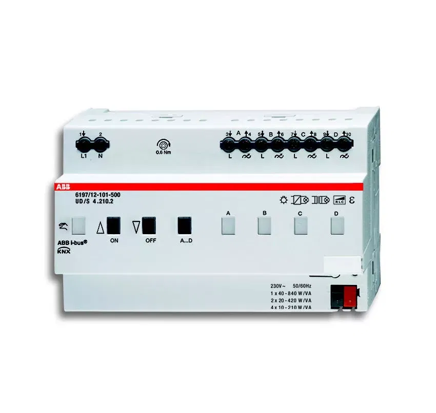 Светорегулятор универс. 6197/12-101-500 4х210Вт MDRC ABB 6197-0-0036