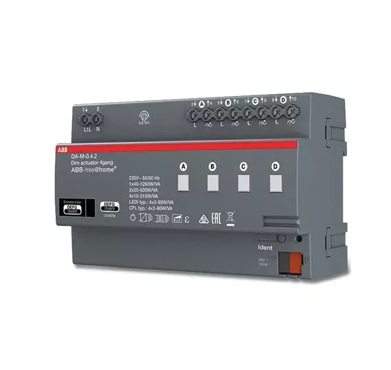 Светорегулятор универс. 4-х канальный MDRC ABB 6220-0-0395